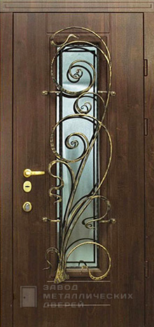 Фото «Дверь с ковкой №17» в Электростали