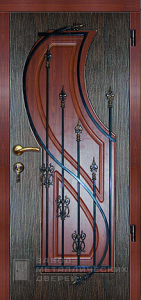Фото «Дверь с ковкой №8» в Электростали