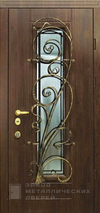 Фото «Дверь с ковкой №17» в Электростали