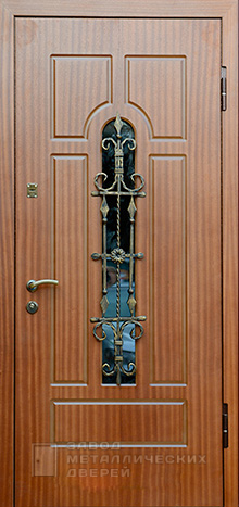 Фото «Дверь с ковкой №19» в Электростали