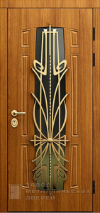 Фото «Дверь с ковкой №9» в Электростали